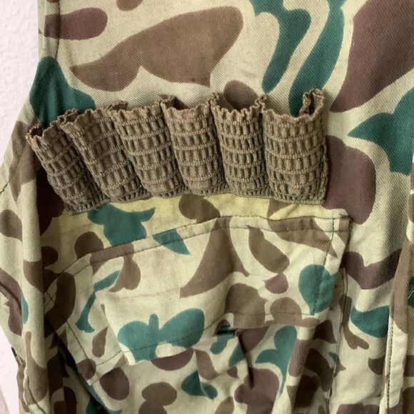 Vintage Caliber Camo Hunting 80’s Suede Bird/Field Vest‎ - Picture 5 of 9